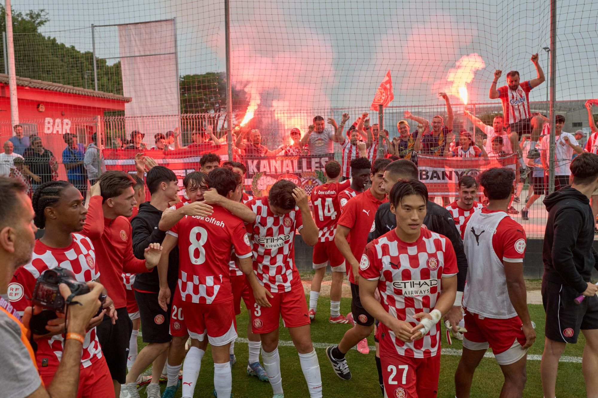 Les fotos del Girona B - Badalona