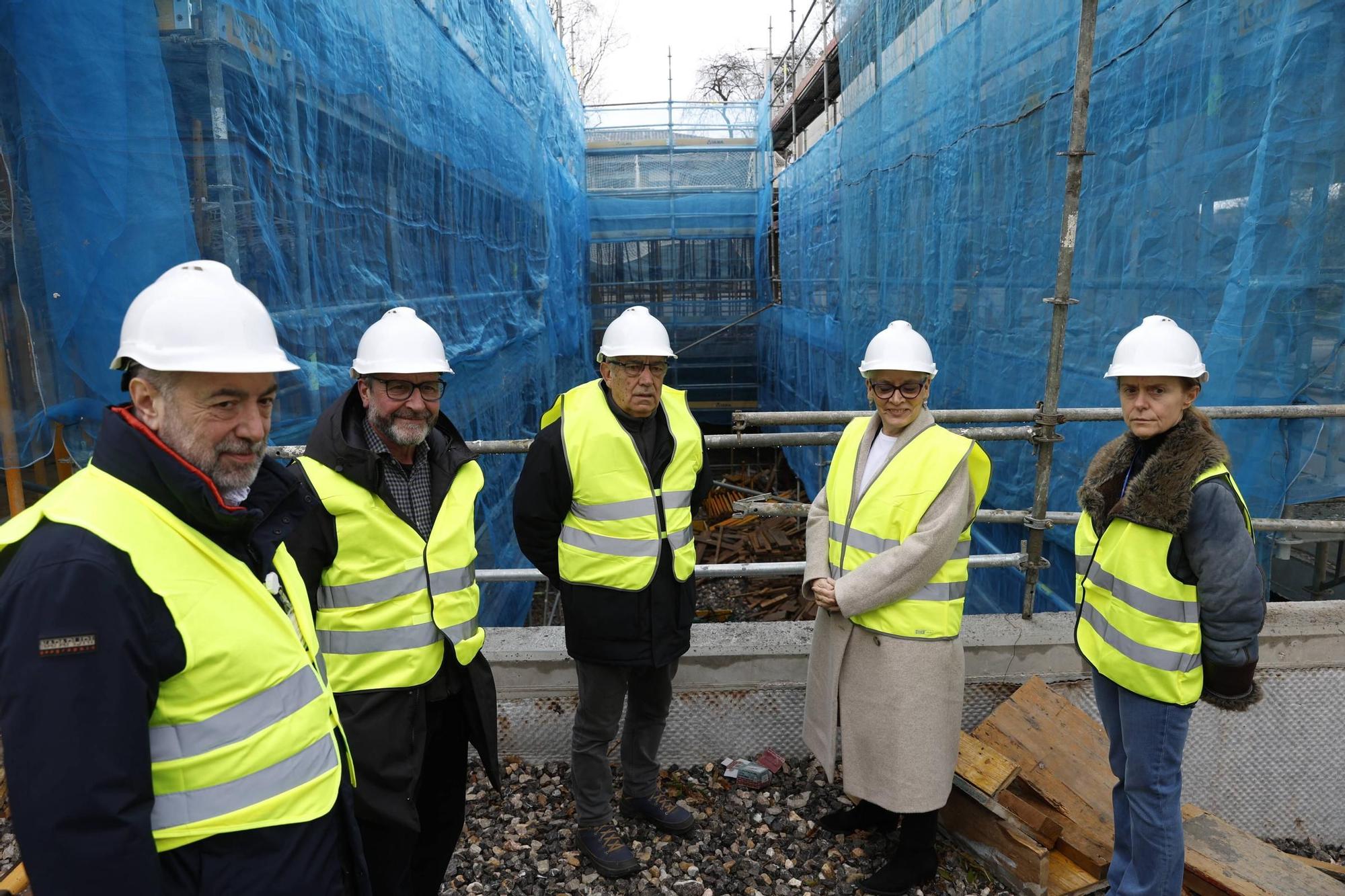 Así avanzan las obras del consultorio de Vega-La Camocha, en imágenes