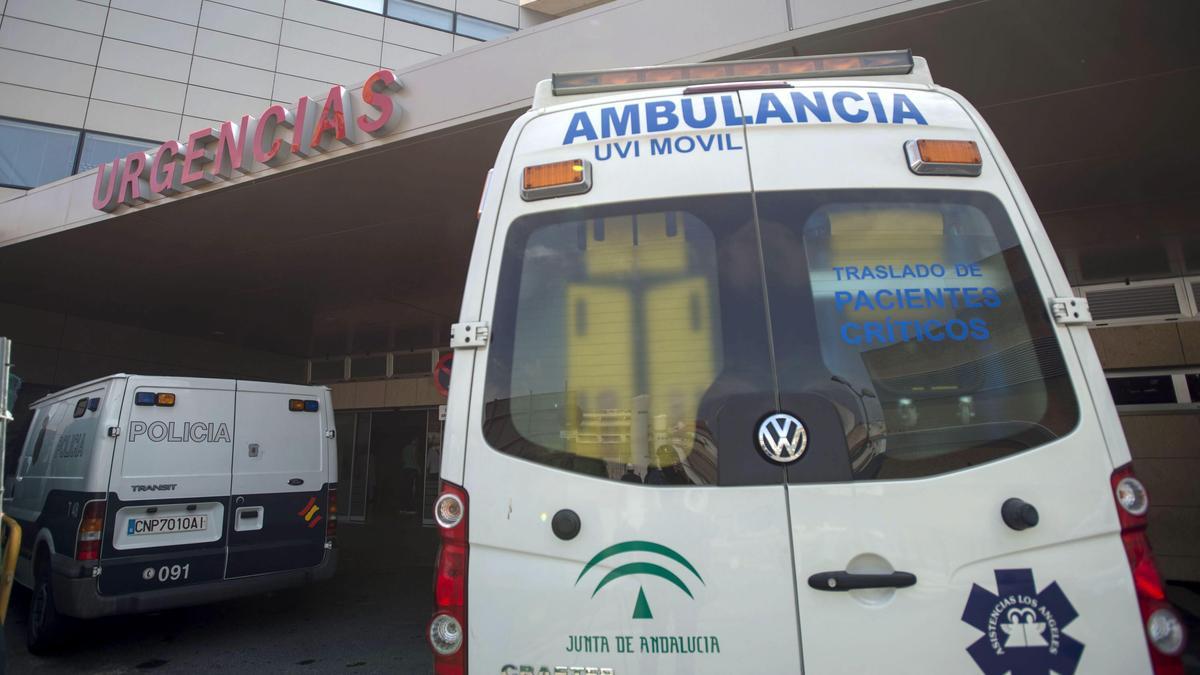 Entrada de Urgencias del Hospital de Jaén