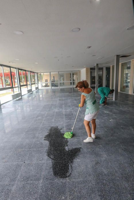 Obras en el nuevo colegio de Rojales.