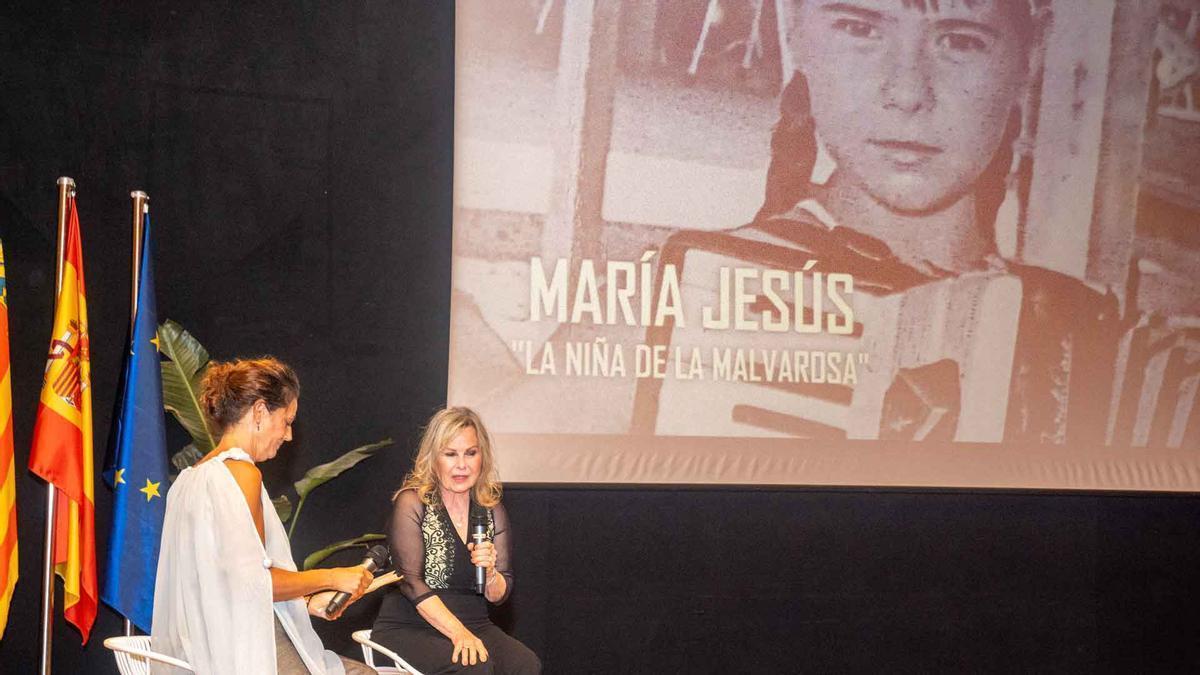 María Jesús, en la presentación del documental sobre su vida y carrera musical.