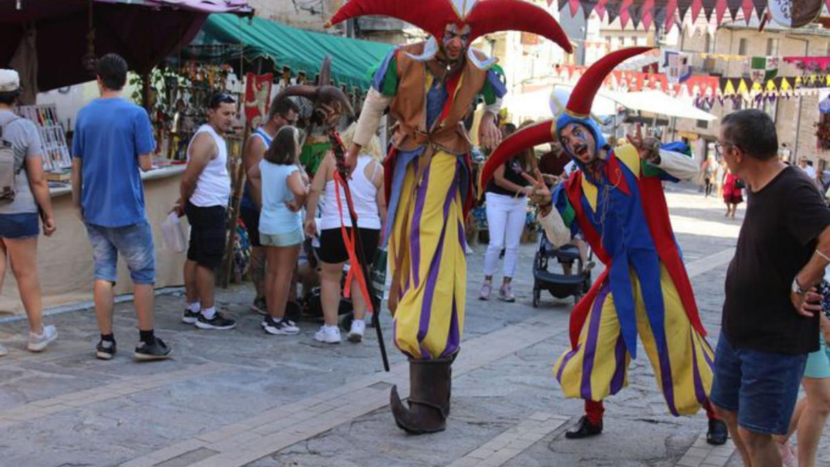 Miles de personas el mercado medieval de Puebla