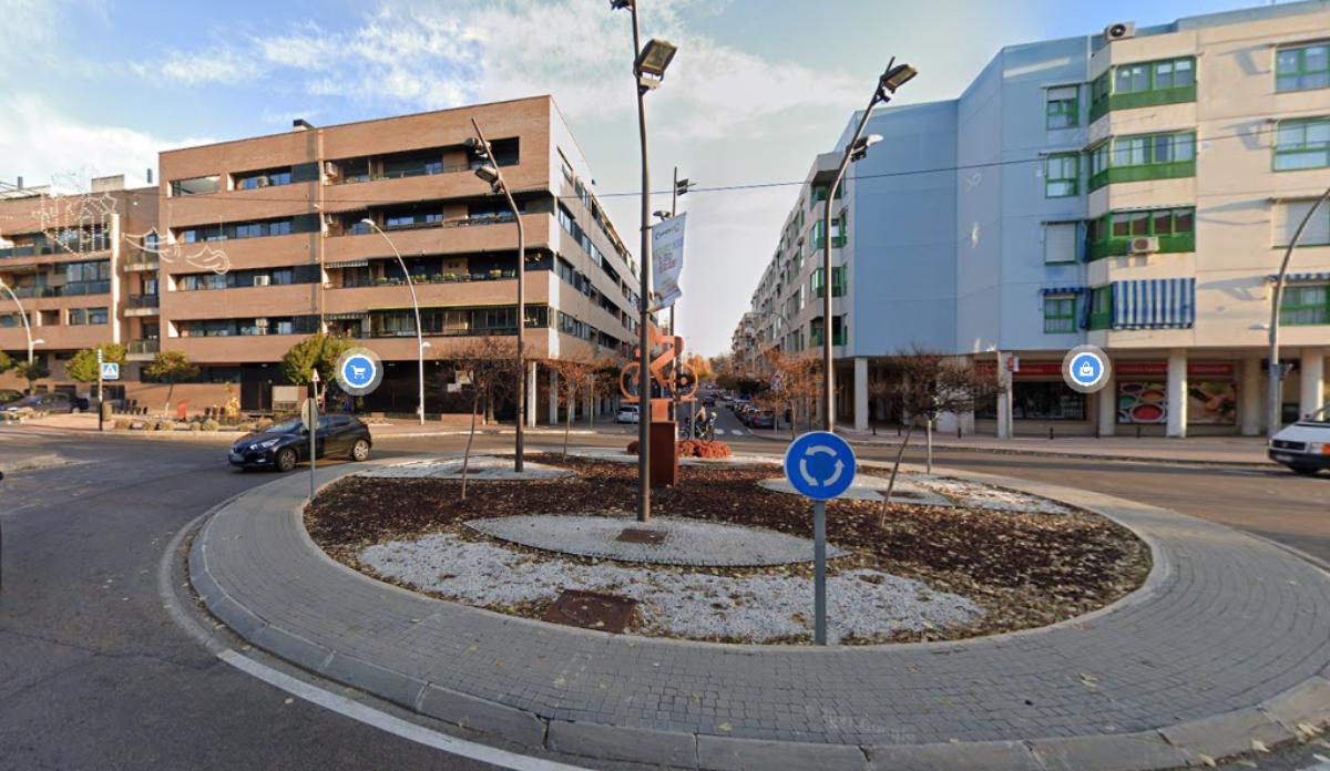 Una rotonda en Pinto, el municipio más grande de España sin semáforos
