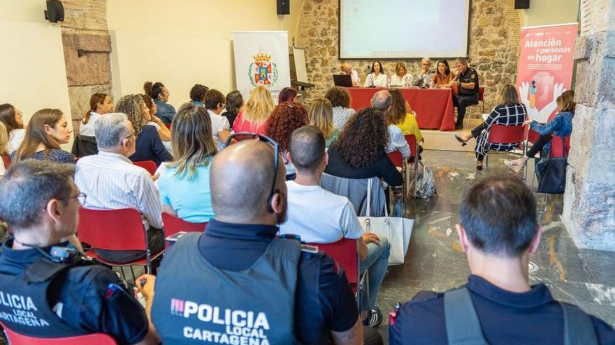 Participantes en la jornada que tuvo lugar el viernes en el Parque de Artillería. | AYTO. CARTAGENA