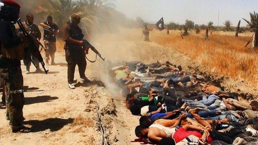 Las milicias del Estado Islámico en Iraq y Siria aseguran haber matado a 1.700 soldados iraquíes