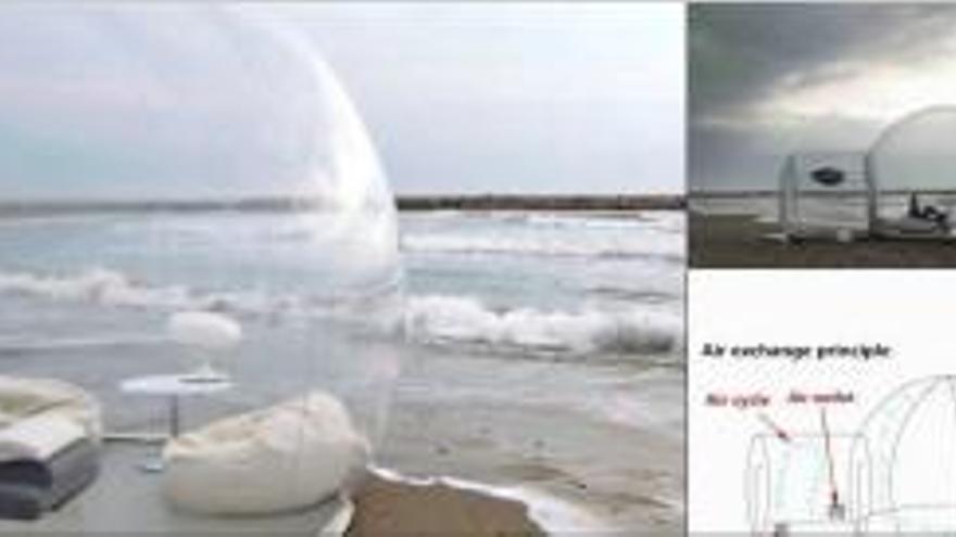 En busca del iglú transparente que se alquila en las playas de Formentera