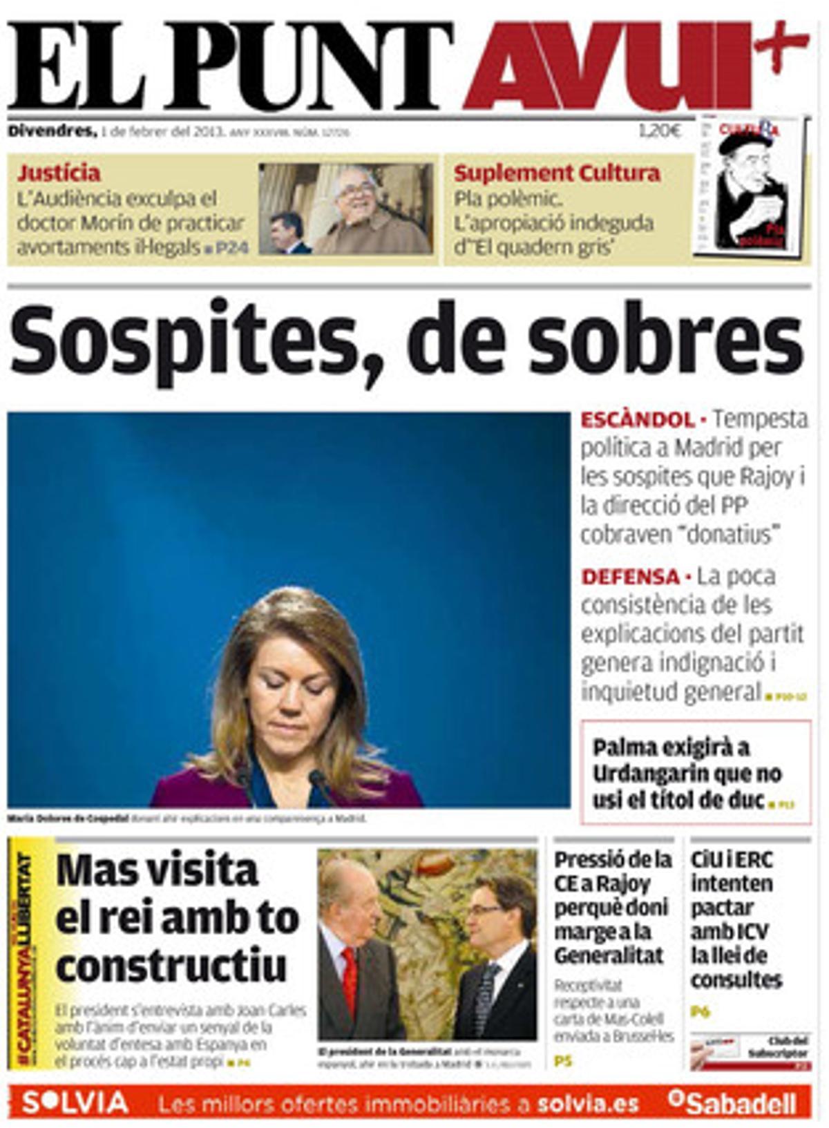 El Punt-Avui, 1-2-2013. El Punt-Avui, 1-2-2013.