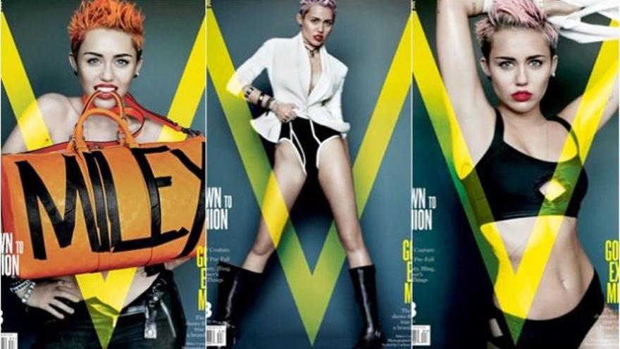 Miley Cyrus posa casi desnuda para la revista 'V Magazine' - Información