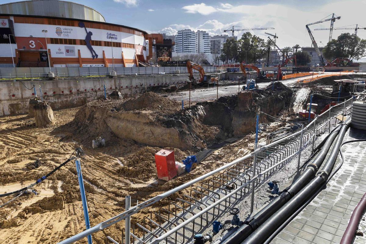 Así avanzan las obras del Roig Arena