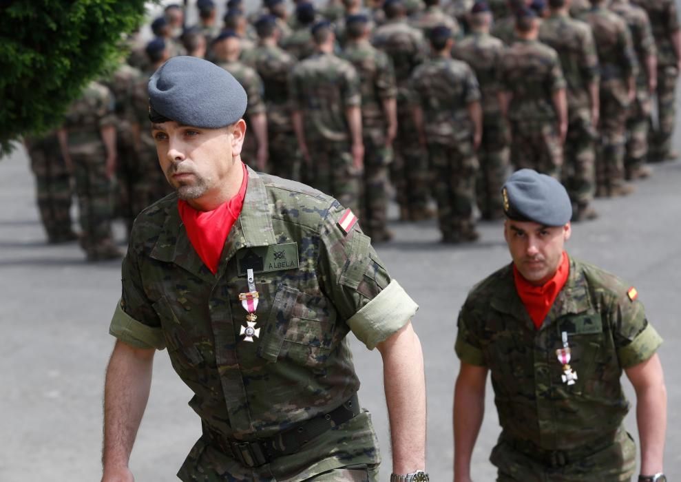 Aniversario de la Brigada Galicia en el acuartelamiento de Cabo Noval.