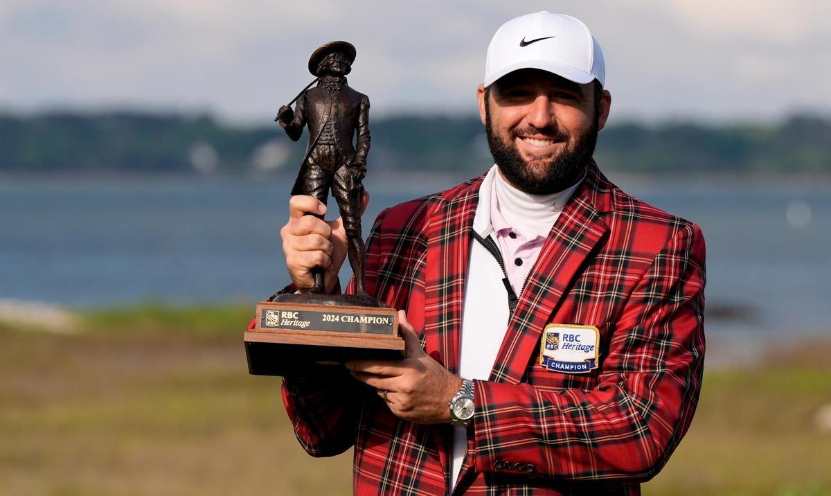 Scheffler logró su última victoria este lunes, en el RBC Heritage
