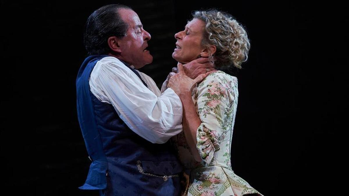 Abel Folk y Àngels Gonyalons en La corona despines