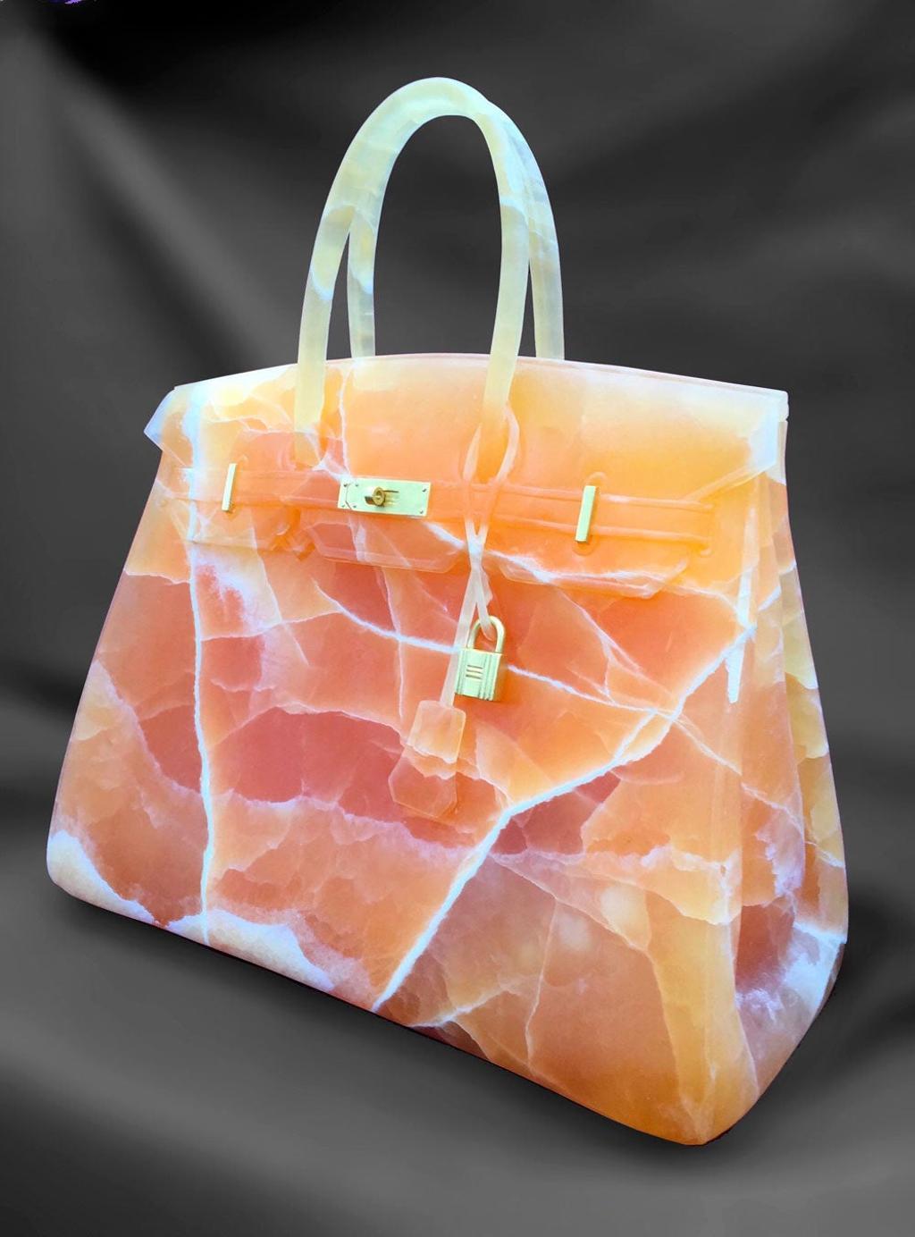 Bolso de Hermès estilo jamón serrano