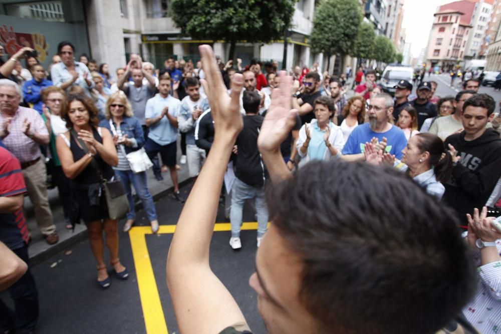 Concentración en Gijón