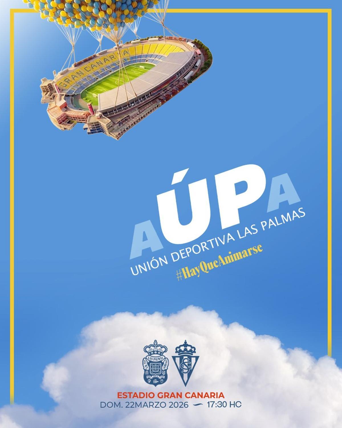 Imagen del partido de la 31ª jornada entre la UD y el Sporting.
