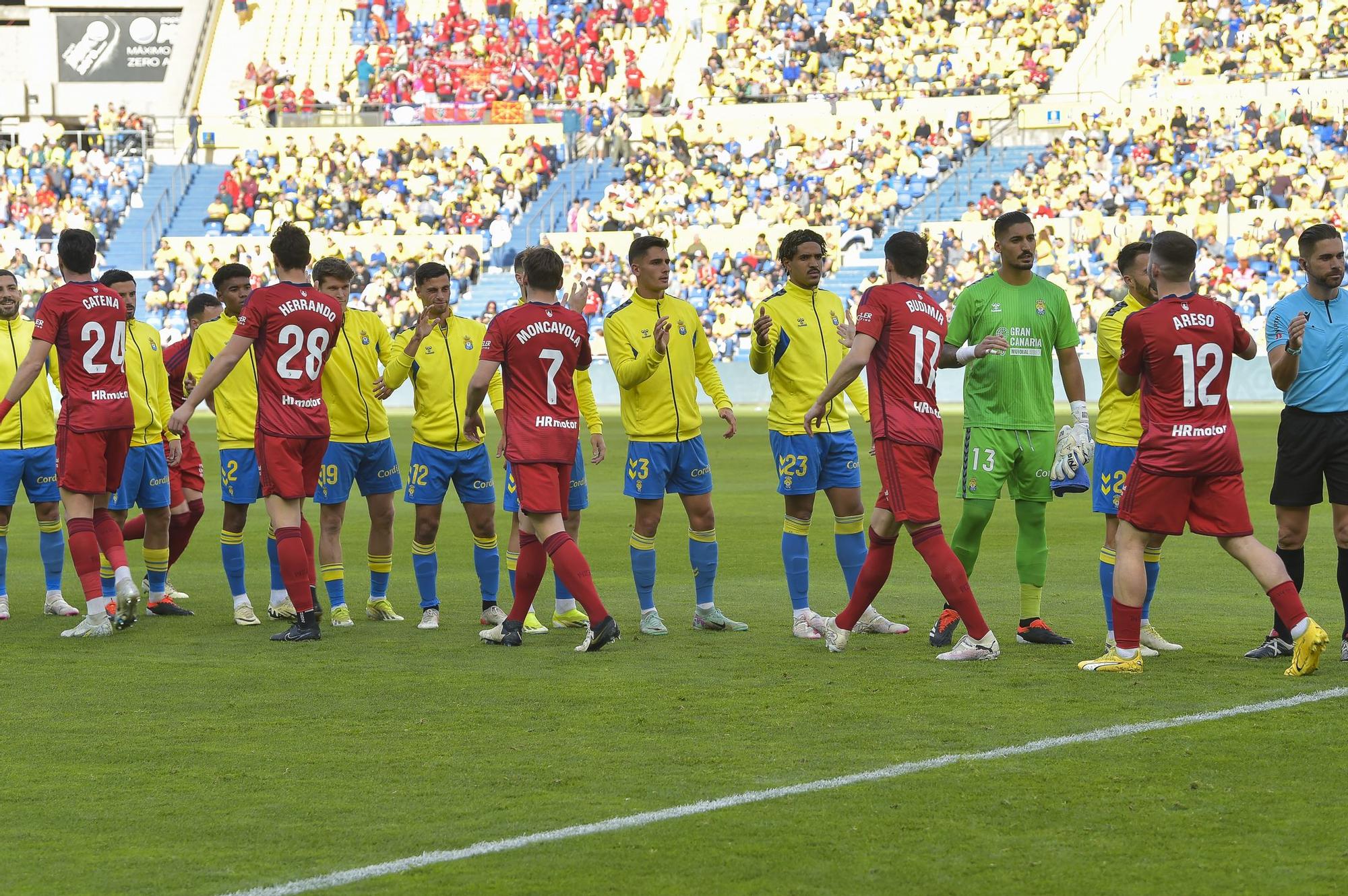 El partido UD Las Palmas-CA Osasuna, en imágenes