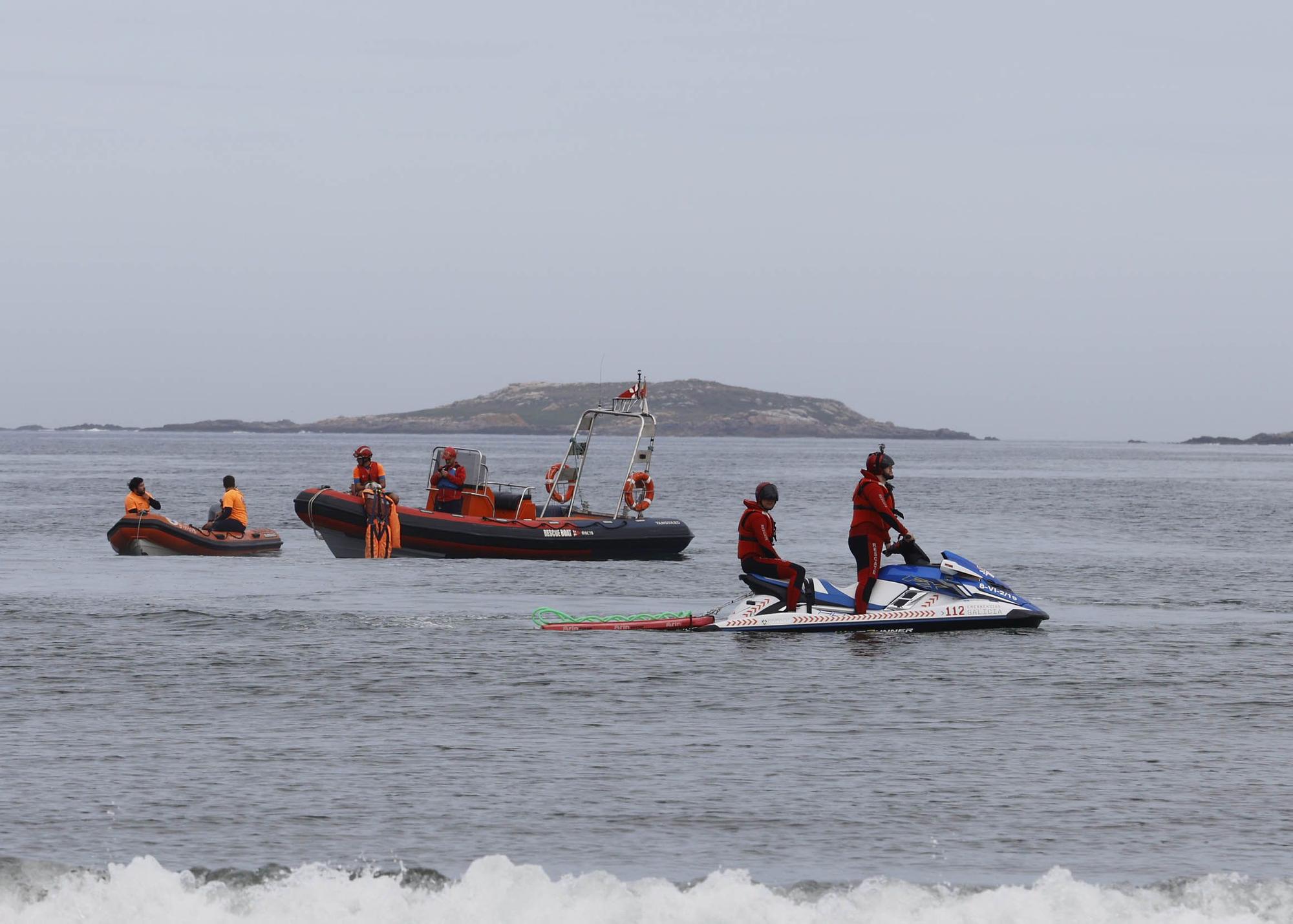 Así fue el rescate de película en Monteferro y Praia América