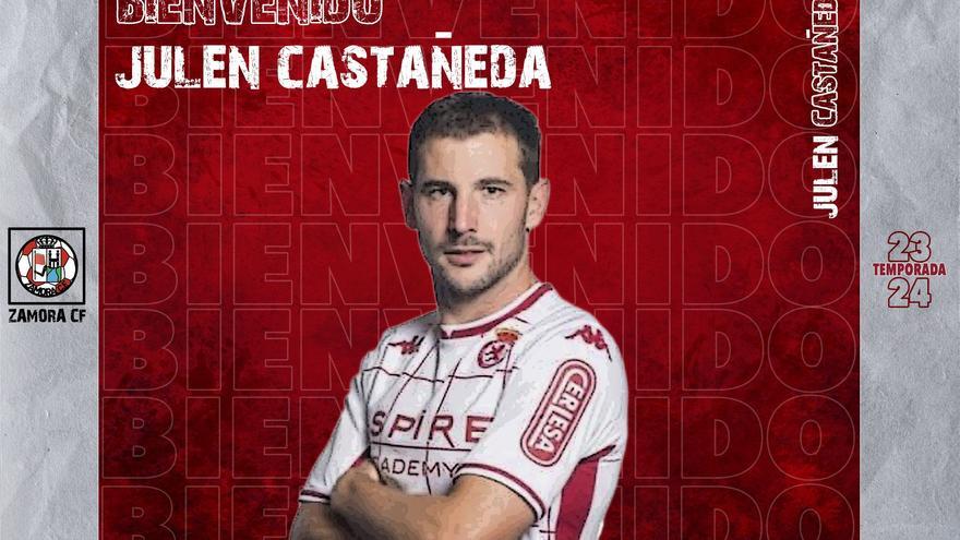El Zamora CF anuncia un nuevo fichaje: Julen Castañeda