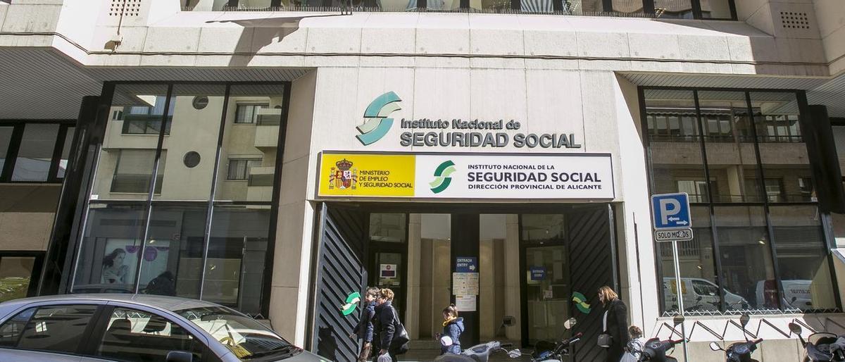 La dirección provincial de la Seguridad Social en Alicante.