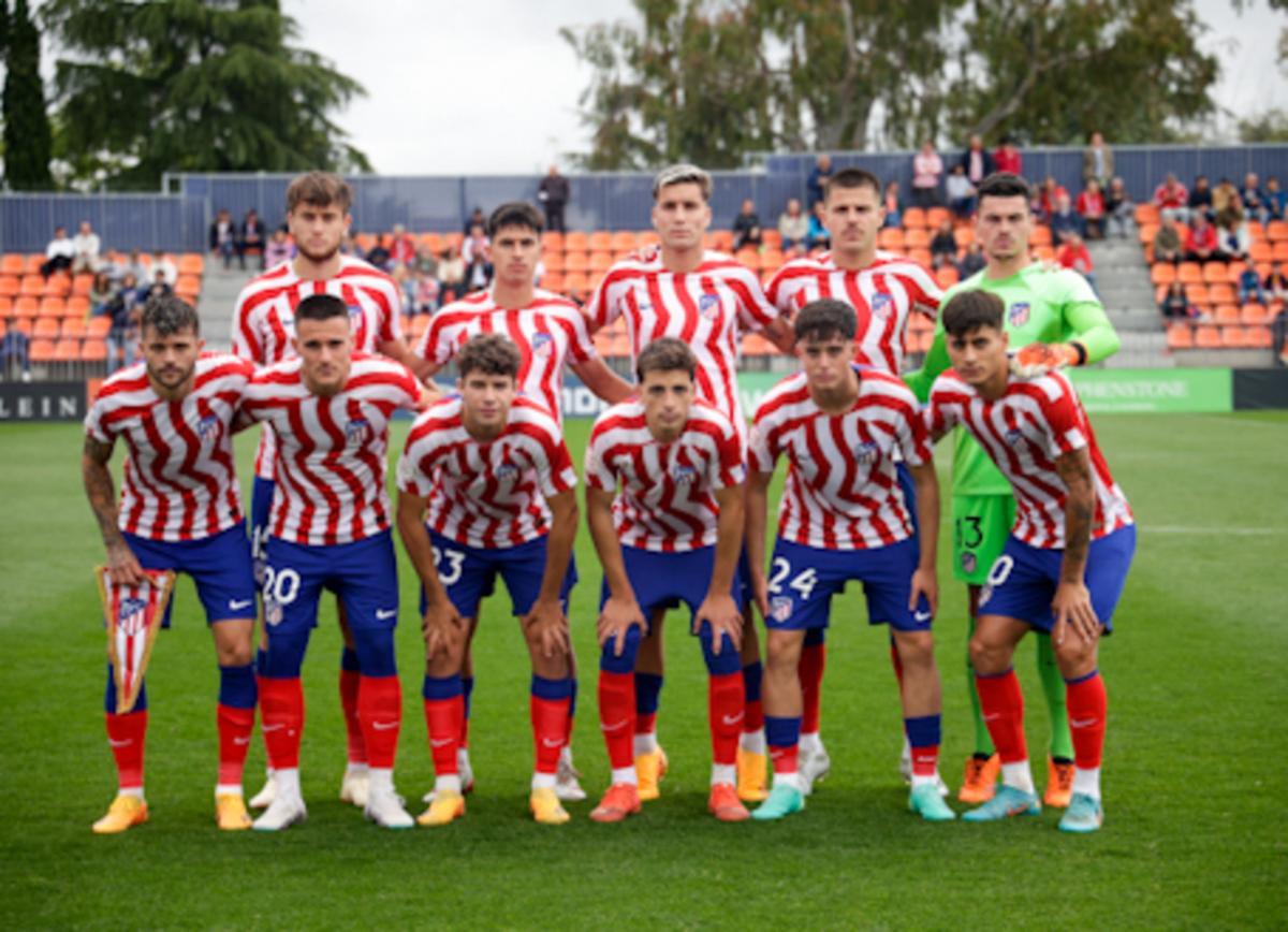 Alineación del Atlético de Madrid B ante el Espanyol B