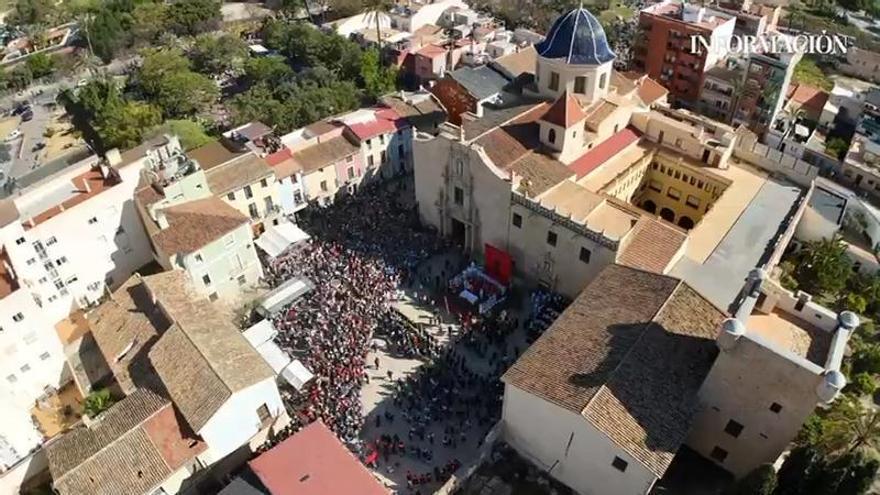 La Santa Faz 2026 a vista de pájaro