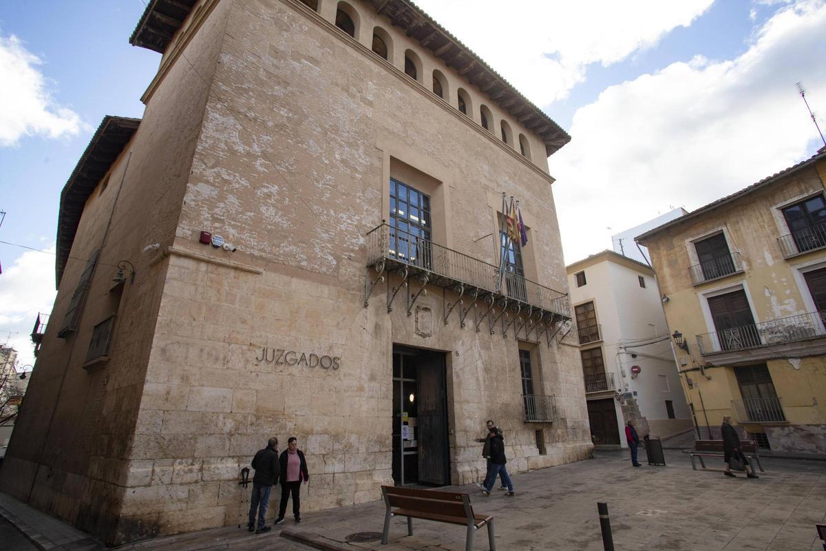 Sede de los juzgados de Xàtiva donde se investiga el secuestro y violación de Navarrés.