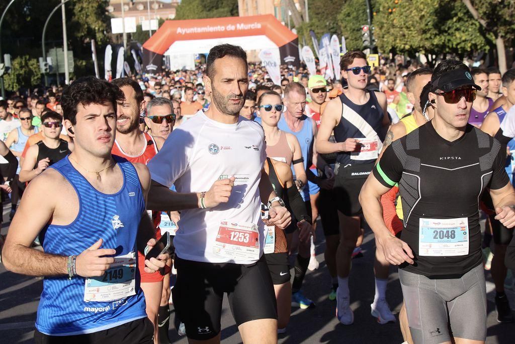 Las mejores imágenes de la TotalEnergies Maratón Murcia Costa Cálida