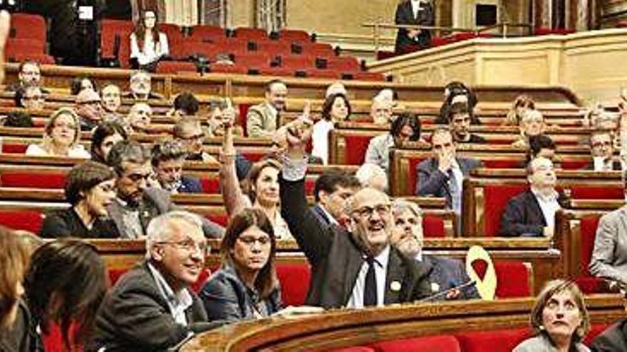 Pla general d&#039;una votació al Parlament