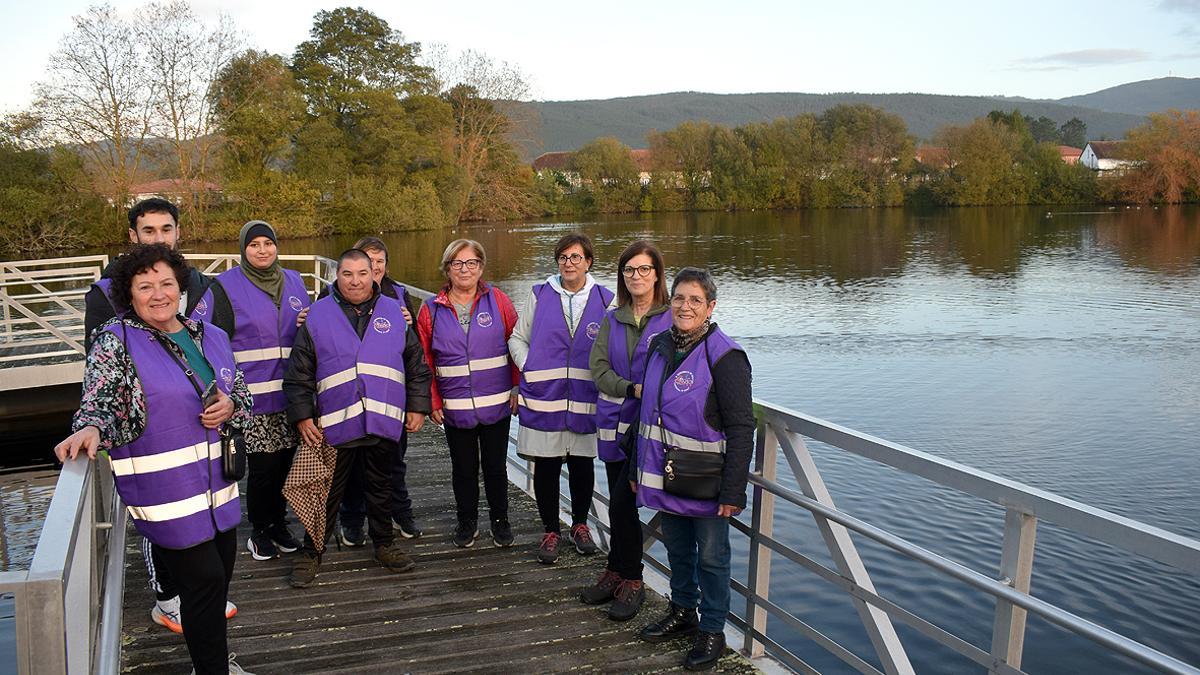 Asistentes a la primera de las rutas.