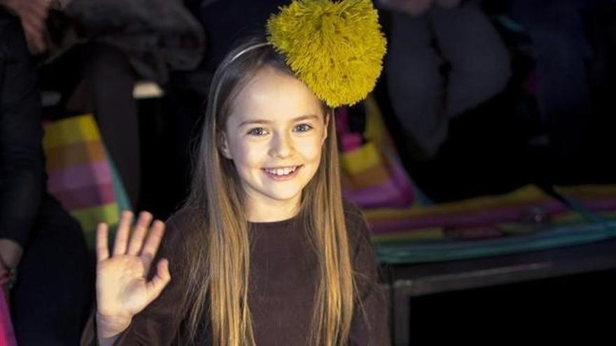 Kristina Pimenova, la niña más guapa del mundo, ya es modelo profesional