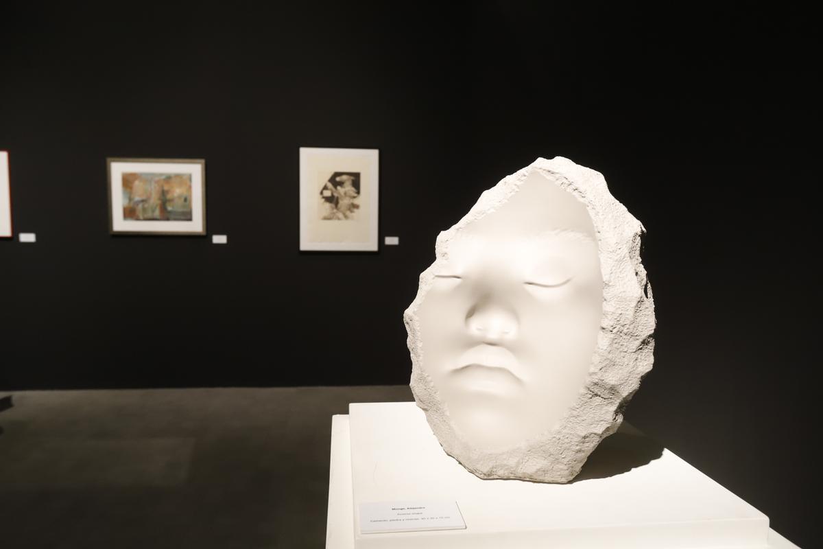 Esta escultura de Alejandro Monge es la obra más cara de la exposición con un precio de 6.500 euros.