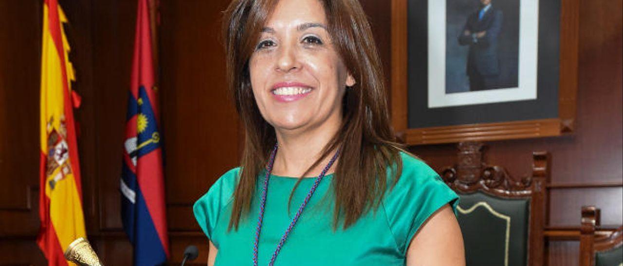 La alcaldesa de Telde, Carmen Hernández