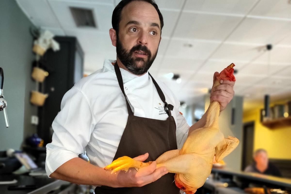 El cocinero Martín Comamala.