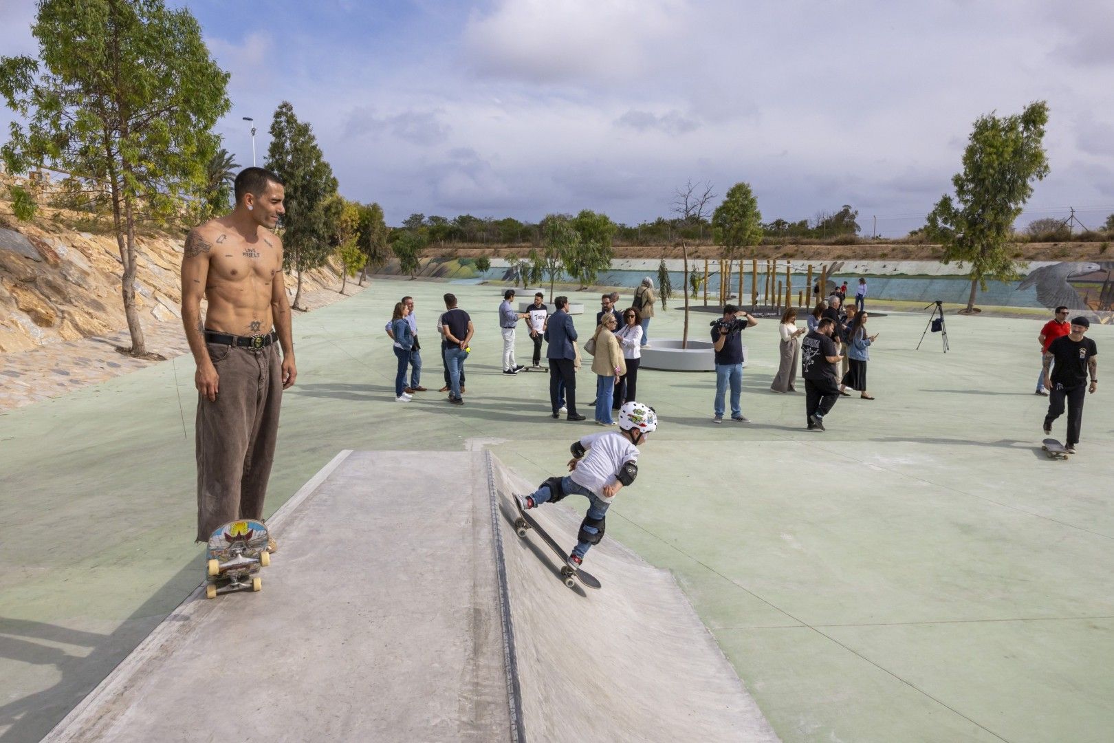 Parque inundable y skateboard en Torrevieja