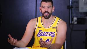 Marc Gasol brilla en el seu debut amb els Lakers