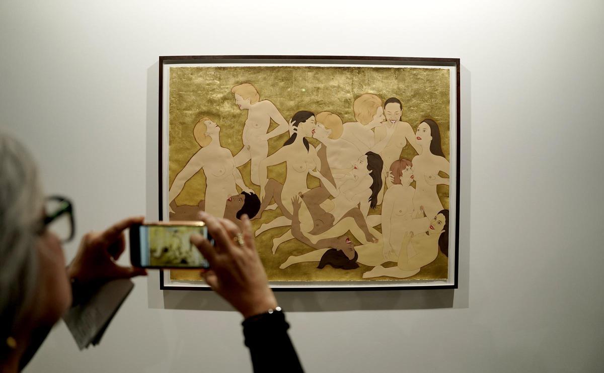 'Pan, trabajo, libertad', de la artista Kubra Khademi.