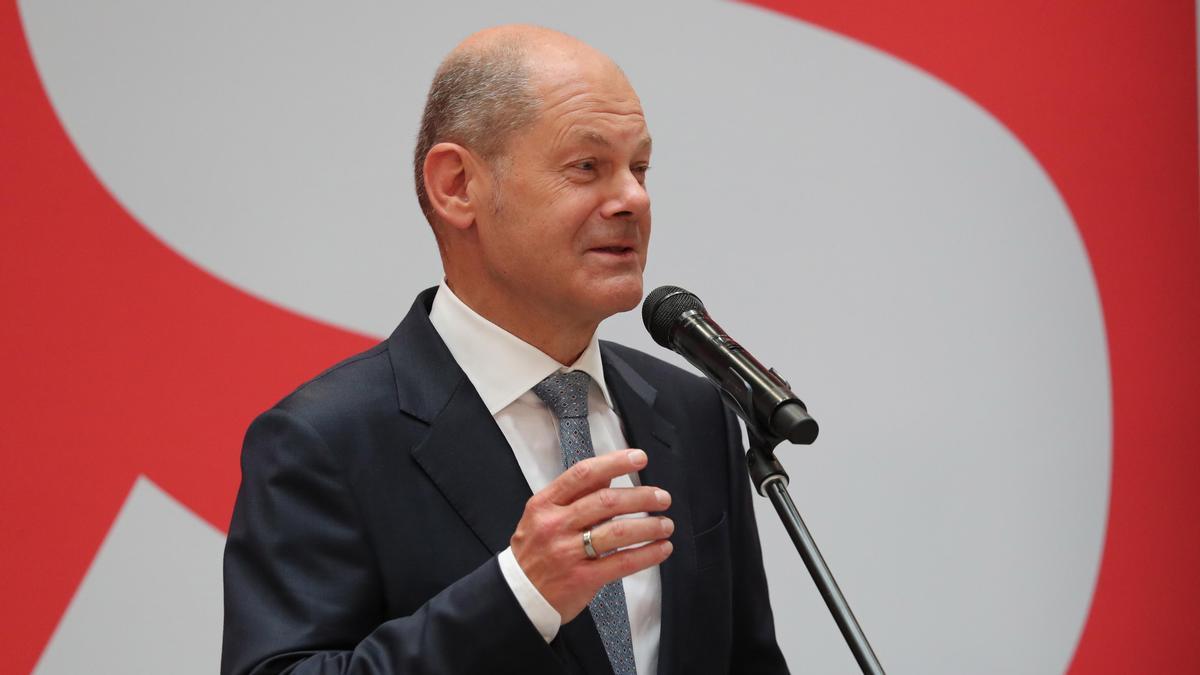 El candidato socialdemócrata a la cancillería alemana, Olaf Scholz.