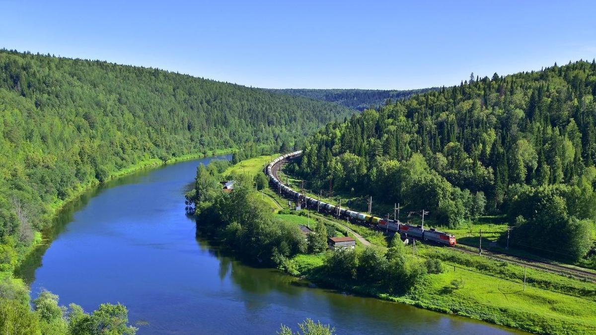 El tren más emblemático del mundo atraviesa 8 husos horarios