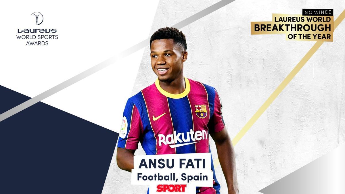 Ansu Fati, nominado a los premios Laureus