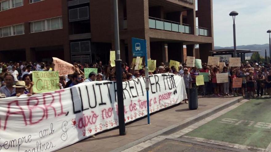 Concentració de suport pel jove mort a Igualada d&#039;apendicits