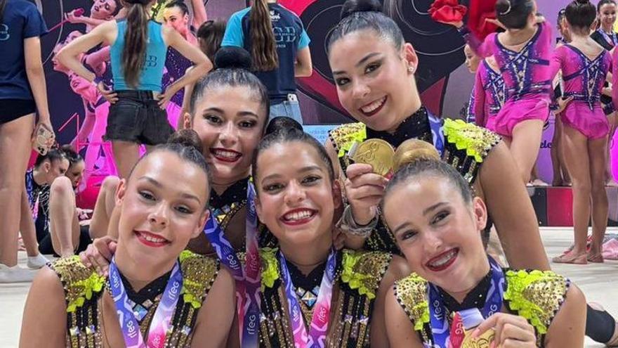 El Batistana Tenerife consolida su hegemonía nacional en la Copa de España de Conjuntos de gimnasia rítmica