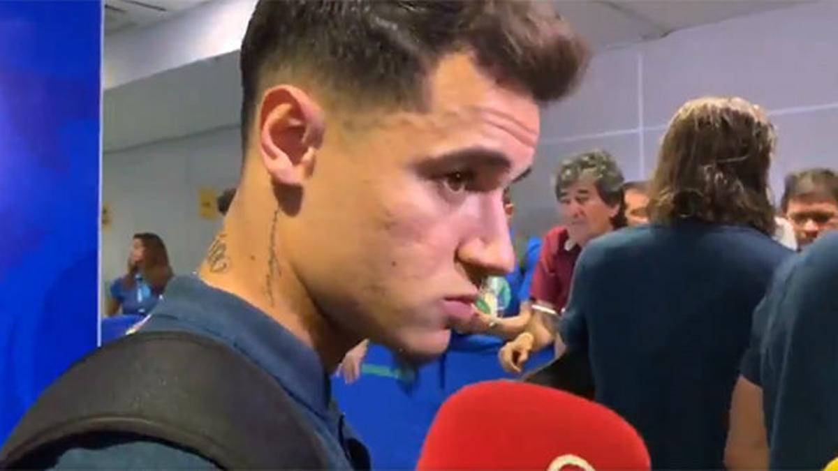 Coutinho dejó su continuidad en el Barça en el aire