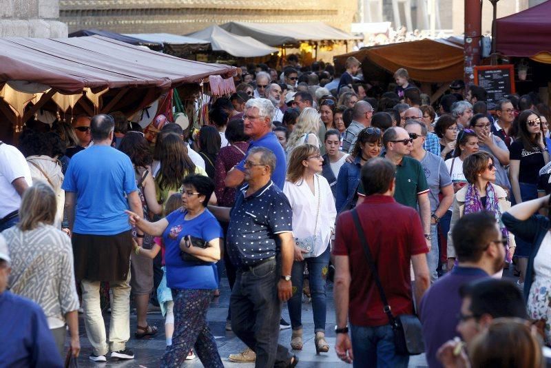 Mercado medieval en Zaragoza