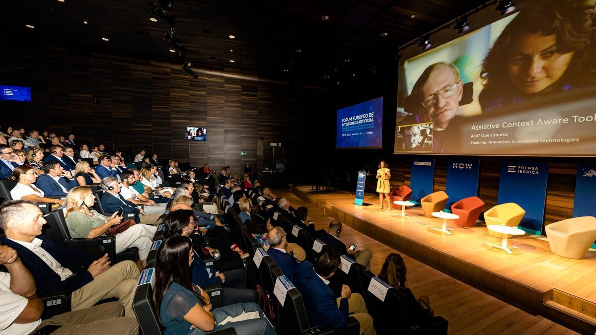 Imagen de archivo de la pasada edición del Forum Europeo de IA en Alicante.