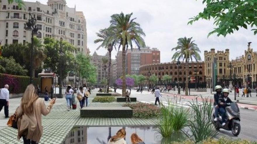 El gobierno de PP y Vox en València renuncia a renaturalizar la avenida del Puerto, Serranos y Guillem de Castro
