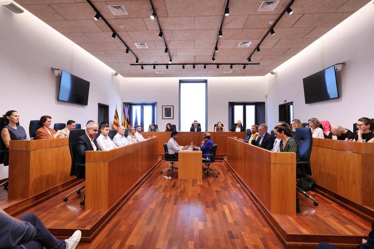 Imágenes del Debate sobre el estado del municipio de Ibiza