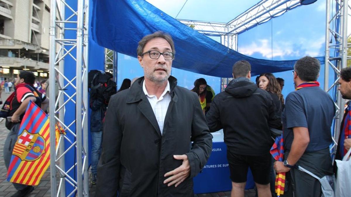 Benedito, el sábado en el Camp Nou