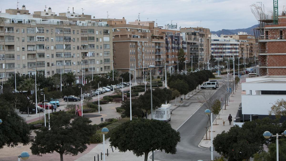 Vista de viviendas en el Port de Sagunt.
