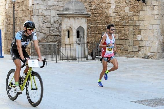 Auf der Strecke des Mallorca Marathons