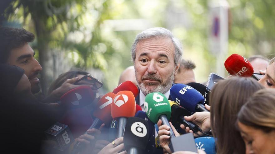 Jorge Azcón pide "más Guardia Civil" en Caspe mientras Nolasco habla de "inmigración masiva" tras la muerte de un temporero a manos de otro